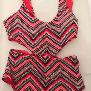 Tribal Print Swimsuit